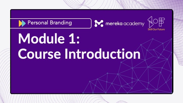 Module 1: Course Introduction Image