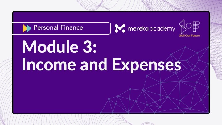 Module 3 Income and Expenses Image