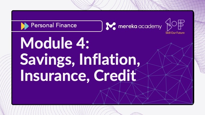 Module 4 Savings, Inflation, Insurance, Credit Image